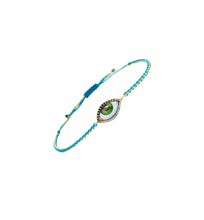 Load image into Gallery viewer, PETIT VERT MACRAME DIAMOND BRACELET