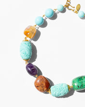 Load image into Gallery viewer, IANTHI SHORT NECKLACE WITH STONES