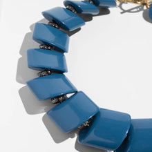 Load image into Gallery viewer, ARMADILLO BLUE SHORT NECKLACE