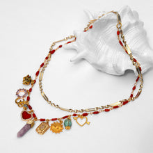 Load image into Gallery viewer, ELLORA CHARM NECKLACE WITH CHAIN