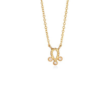 Load image into Gallery viewer, DROP NECKLACE WITH DIAMONDS