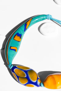 ΜURANO SHORT BLUE NECKLACE
