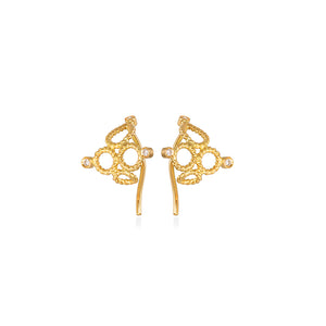 SMAILL BOMB EARRINGS WITH DIAMONDS