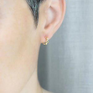 ETERNITY SINGLE EARRING WITH DIAMONDS