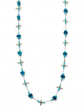 Load image into Gallery viewer, TURQUOISE LONG NECKLACE
