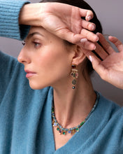 Load image into Gallery viewer, ALBIA LABRADORITE DANGLE EARRINGS
