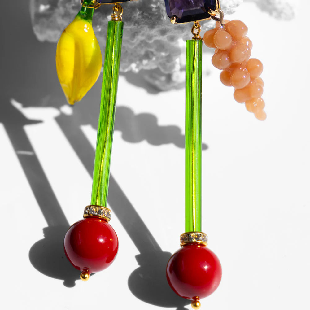 LUCY RED EARRINGS