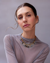Load image into Gallery viewer, GEMMA MULTICOLOR CRYSTAL CHAIN SHORT NECKLACE
