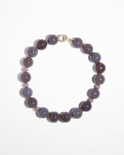 Load image into Gallery viewer, CASHMERE GREY AGATE SHORT NECKLACE
