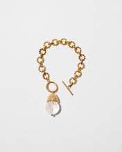 Load image into Gallery viewer, CUPOLA CARVED CRYSTAL QUARTZ BRACELET
