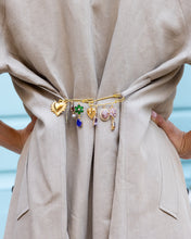 Load image into Gallery viewer, AMULET CRYSTAL PIN BROOCH
