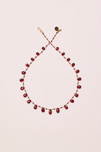 Load image into Gallery viewer, ELSTON DB NECKLACE GARNET
