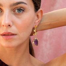 Load image into Gallery viewer, ALICIA AMETHYST DANGLE EARRINGS
