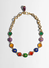 Load image into Gallery viewer, SEMIRAMIS SHORT NECKLACE WITH STONES
