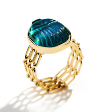 Load image into Gallery viewer, BIG GOLA TRIPLE CHAIN RING
