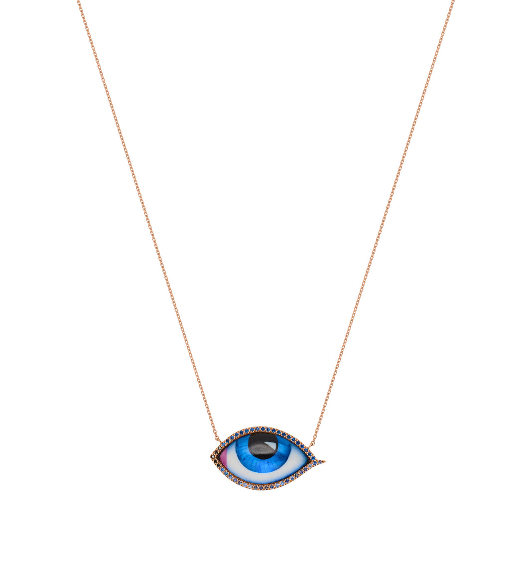 GRAND BLEU DIAMOND & SAPPHIRE NECKLACE