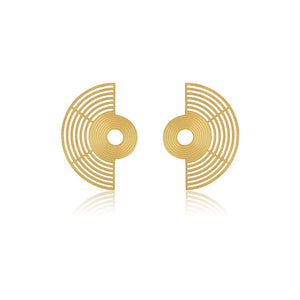 AMPHOTHEATER PERFORATED EARRINGS