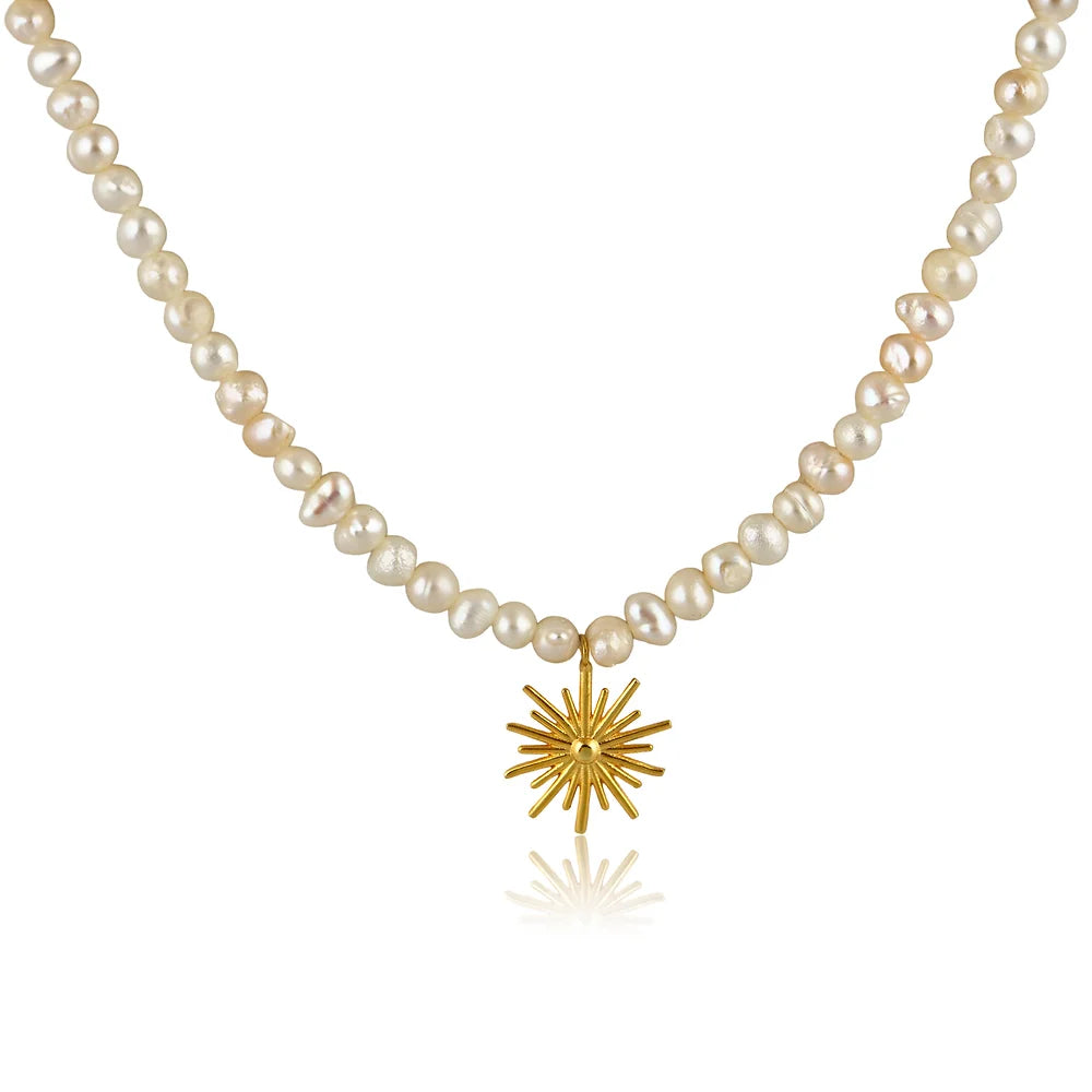 PEARLY DESIGN HELIOS NECKLACE