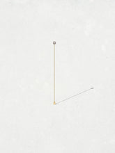 Load image into Gallery viewer, CHARNIÈRES CARAMEL SQUARE LONG EARRINGS

