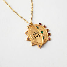 Load image into Gallery viewer, ALL FINE RED PENDANT NECKLACE
