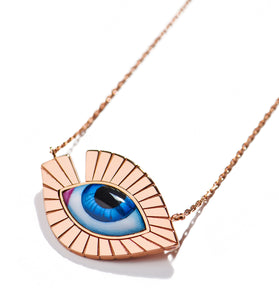 MEXICAN PETIT BLEU NECKLACE