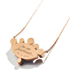 RUSSE PETIT JAUNE DIAMOND NECKLACE