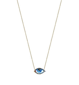PETIT BLEU DIAMOND AND SAPPHIRE NECKLACE