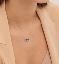 Load image into Gallery viewer, PETIT BLEU DIAMOND AND SAPPHIRE NECKLACE
