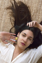 Load image into Gallery viewer, ANANDA GOLD PLATED SILVER EARRINGS
