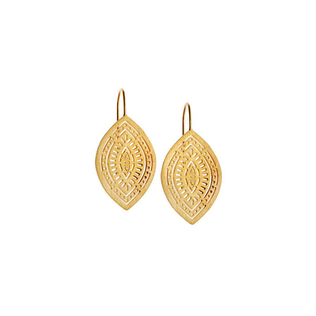 ANANDA GOLD PLATED SILVER EARRINGS