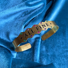 Load image into Gallery viewer, ALL FINE AFFIRMATION CUFF BRACELET
