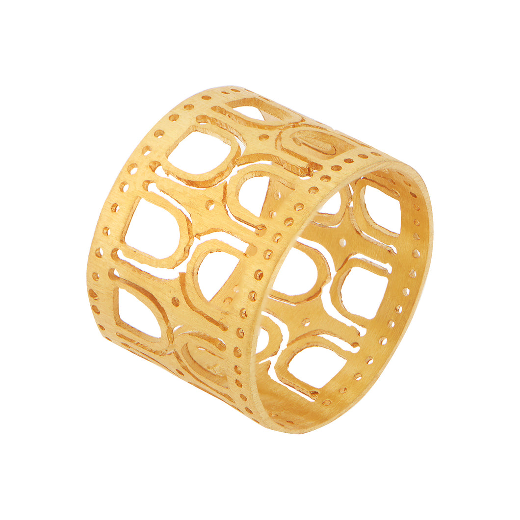 CECIL GOLD PLATED RING