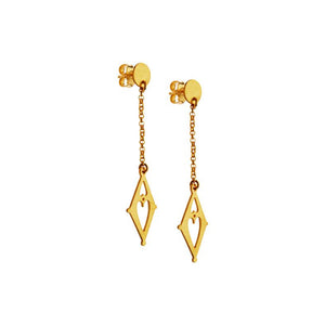 ISIDORA GOLD PLATED SILVER EARRINGS