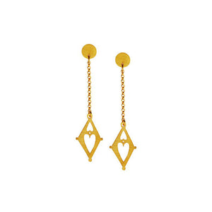 ISIDORA GOLD PLATED SILVER EARRINGS