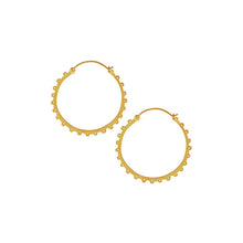 Load image into Gallery viewer, JAMNA GOLD PLATED SILVER EARRINGS
