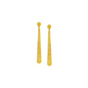 LAKSHMI GOLD PLATED SILVER EARRINGS