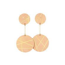 Load image into Gallery viewer, LINEAR CIRCLE EARRINGS
