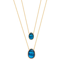 Load image into Gallery viewer, LUNA ESCAPULARIO DIAMOND NECKLACE
