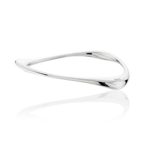BOOMERANG POLISHED SILVER BRACELET
