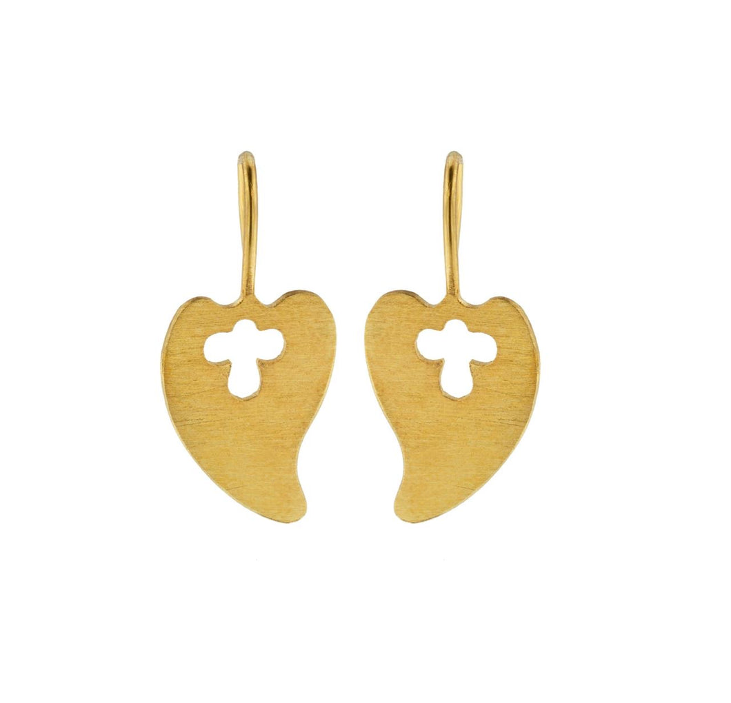 NEEMA GOLD PLATED SILVER EARRINGS