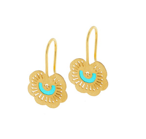 FAVELA GOLD PLATED SILVER EARRINGS