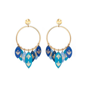 BLUE JELLYFISH EARRINGS