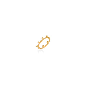 ETERNITY BASIC RING WITH GRANES