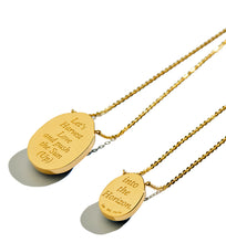 Load image into Gallery viewer, LUNA ESCAPULARIO DIAMOND NECKLACE
