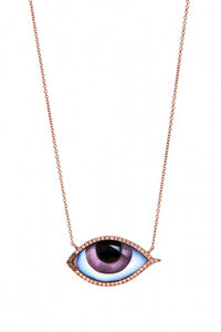 GRAND MAUVE DIAMOND NECKLACE