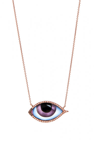 GRAND MAUVE DIAMOND NECKLACE