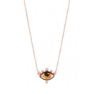 RUSSE PETIT JAUNE DIAMOND NECKLACE