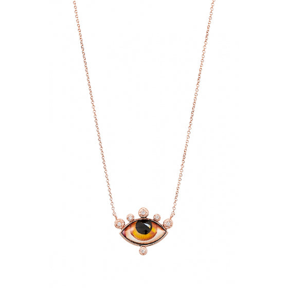 RUSSE PETIT JAUNE DIAMOND NECKLACE