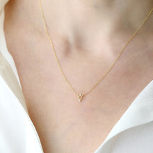 Load image into Gallery viewer, OVAL NECKLACE WITH DIAMONDS
